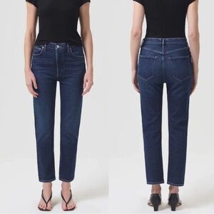 AGOLDE Riley Crop Organic Cotton Jeans